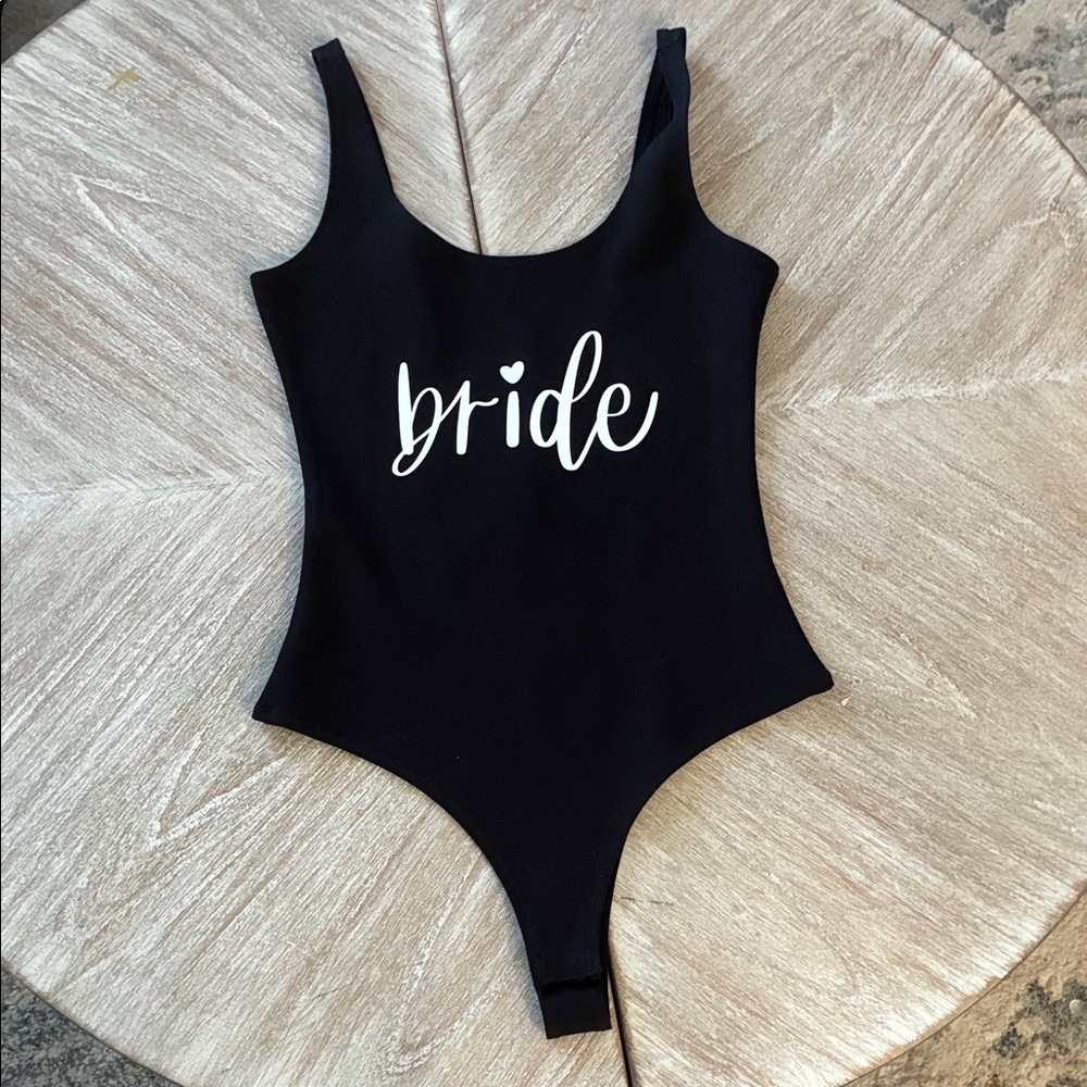 Black Bride Bodysuit